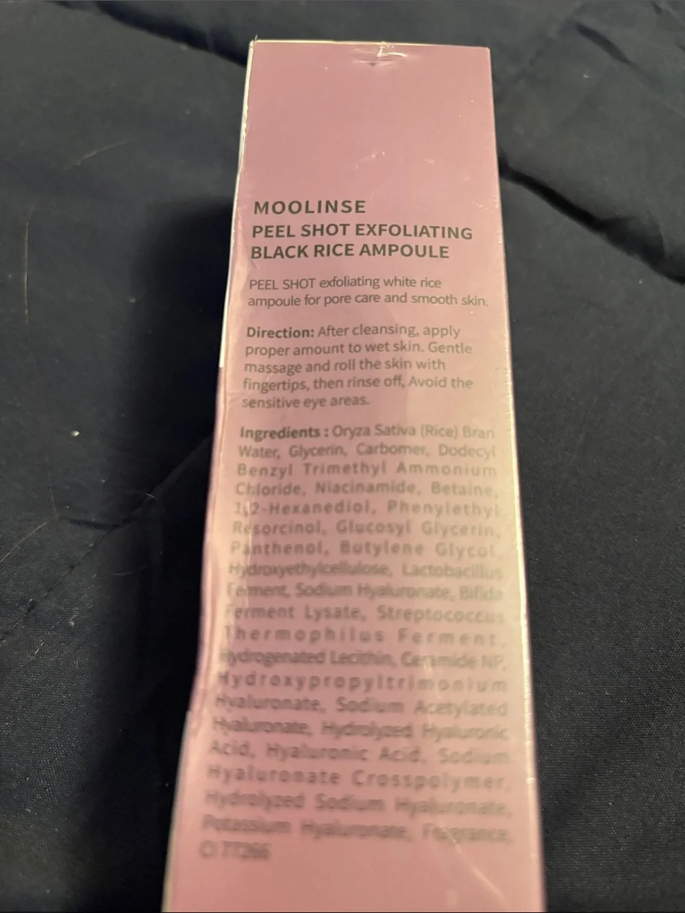 Peel Shot Black Rice Exfoliant Ampoule